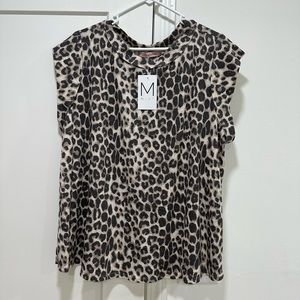 Leopard print top